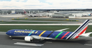 Air France "Olympic Games 2024 / Jeux Olympiques 2024" concept CaptainSim 777-300ER thumbnail 6