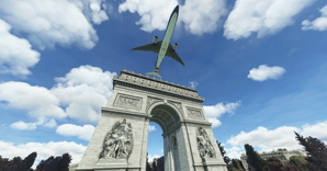 Air France "Olympic Games 2024 / Jeux Olympiques 2024" concept CaptainSim 777-300ER thumbnail 16