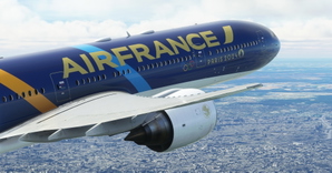 Air France "Olympic Games 2024 / Jeux Olympiques 2024" concept CaptainSim 777-300ER thumbnail 14