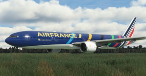 Air France "Olympic Games 2024 / Jeux Olympiques 2024" concept CaptainSim 777-300ER thumbnail 2