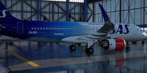 [A32NX] Airbus A320neo SAS Scandinavian Airlines LN-RGI | as 8k resolution thumbnail 7
