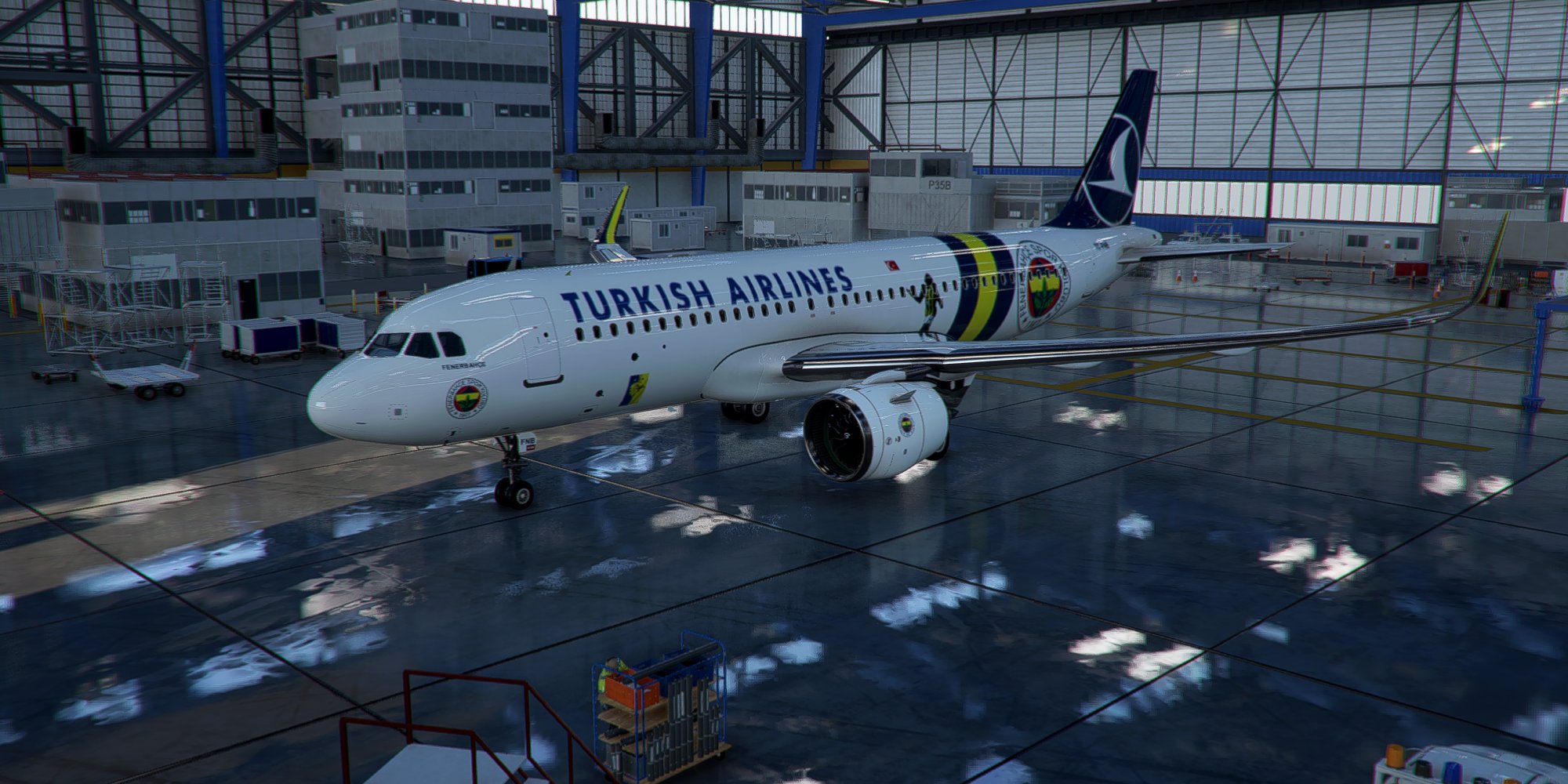 ASOBO A320 neo Turkish AIrlines Fenerbahce TK-FNB - Image 1