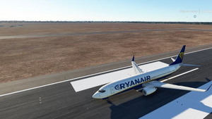 B737-800 RYANAIR  drag and drop thumbnail 2