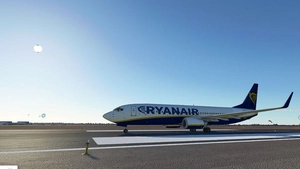 B737-800 RYANAIR  drag and drop thumbnail 4