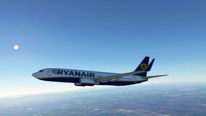 B737-800 RYANAIR  drag and drop thumbnail 6