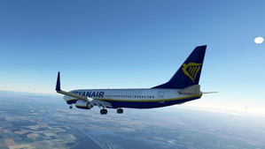 B737-800 RYANAIR  drag and drop thumbnail 7