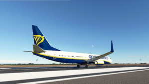 B737-800 RYANAIR  drag and drop thumbnail 3