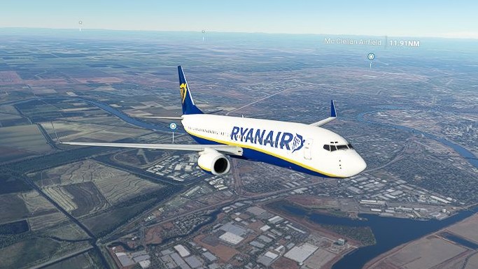 B737-800 RYANAIR  drag and drop - Image 1