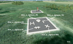 Balisage des aérodromes avec pistes en herbe - Marking of aerodromes with grass runways  thumbnail 3