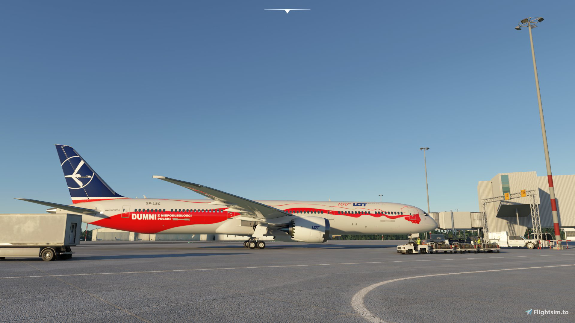 Boeing 787-9 LOT-LSC  no mirrored  engine and dirty wing:) - Image 1