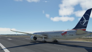 Boeing 787-8 LOT-LRH no mirrored engine and dirty wing thumbnail 3