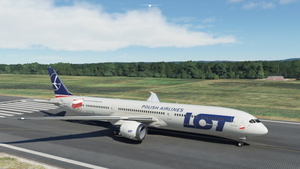 Boeing 787-8 LOT-LRH no mirrored engine and dirty wing thumbnail 1