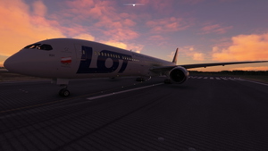 Boeing 787-8 LOT-LRH no mirrored engine and dirty wing thumbnail 7
