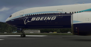 Boeing Industries / Boeing House "2011 livery" CaptainSim 777-200ER thumbnail 3
