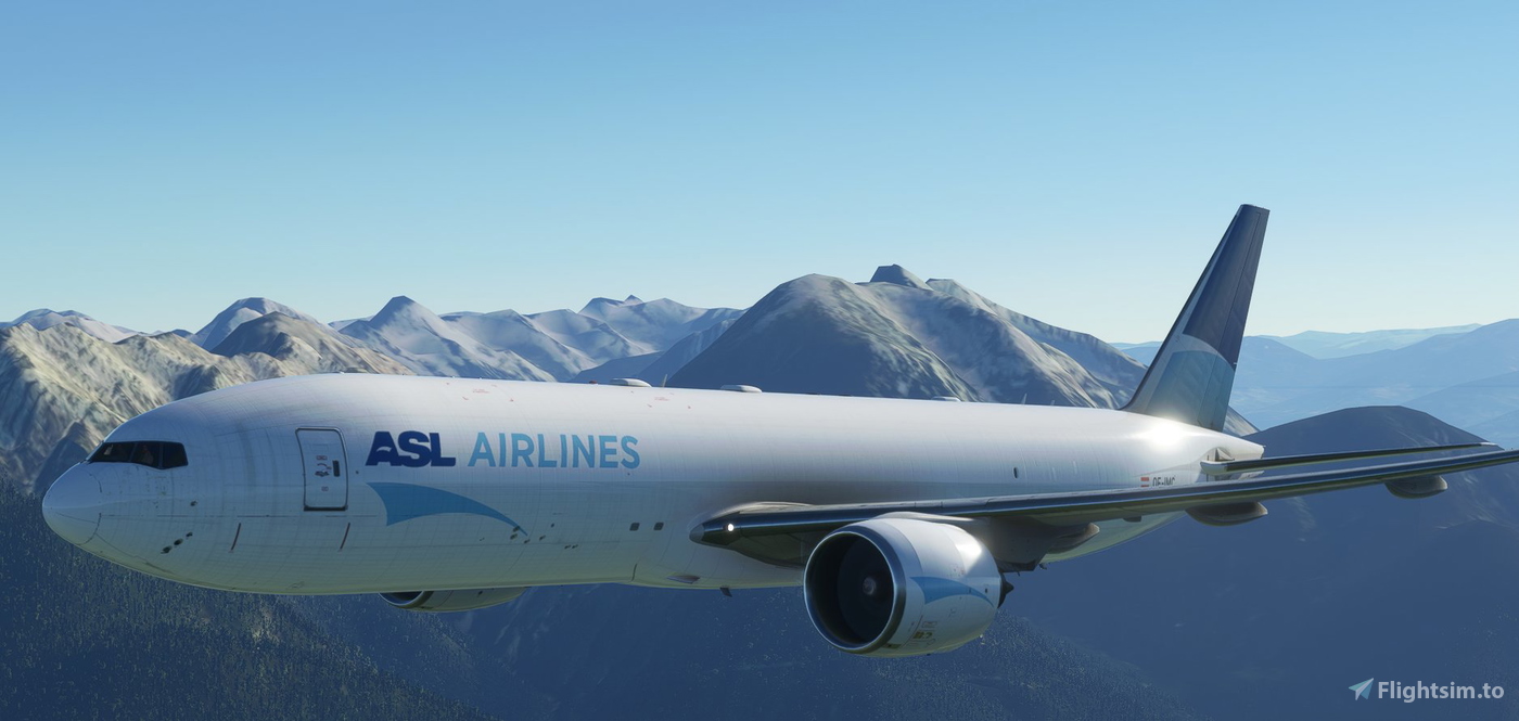 Captain Sim B777-200F ASL Airlines [8K Fictional] for Microsoft Flight ...
