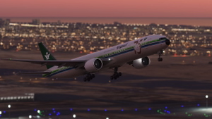 Captain Sim B777-300ER Saudia 75 Years anniversary (HZ-AK28) thumbnail 6