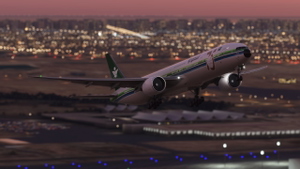 Captain Sim B777-300ER Saudia 75 Years anniversary (HZ-AK28) thumbnail 5