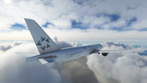 Captain Sim B777-300ER Singapore Airlines Star Alliance 9V-SWI | 4K | Discontinued