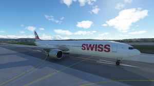 Captain Sim B777-300ER Swiss HB-JNB | 8K | Discontinued thumbnail 1