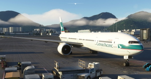 Cathay Pacific 777-300ER OC Ultra - Captain Sim thumbnail 9