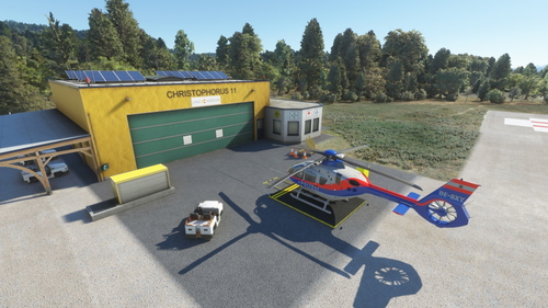 Christophorus 11 HQ on Klagenfurt Airport [LOWK] | Austria