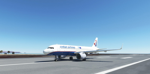 Cretan Airlines livery for A320neo