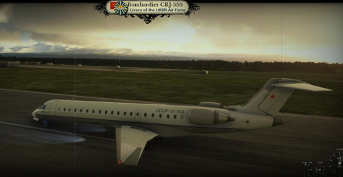 CRJ-550 Livery of the USSR Air Force