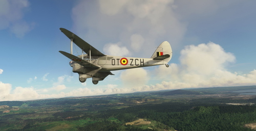 De Havilland DH-89 Dragon Rapide Belgian Air Force OT-ZCH