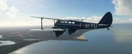 De Havilland DH-89 Dragon Rapide F-BFPU Air Caen
