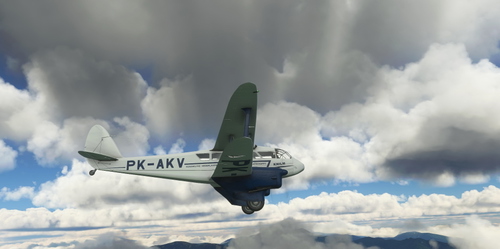 De Havilland DH-89 Dragon Rapide PK-AKV KNILM