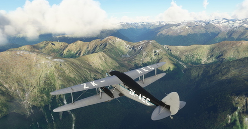 De Havilland DH-89 Dragon Rapide ZK-AEC Cook Strait Airways