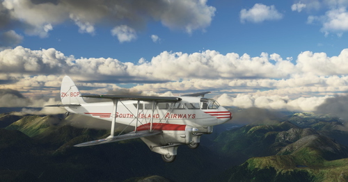 De Havilland DH-89 Dragon Rapide ZK-BCP South Island Airways