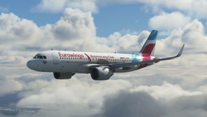 EUROWINGS BOOMERANG CLUB FBW A32NX (D-AEMM) - 10K thumbnail 2