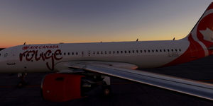[A32NX] FlyByWire | Airbus A320neo Air Canada rouge C-GFCI in 8k thumbnail 6