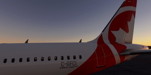 [A32NX] FlyByWire | Airbus A320neo Air Canada rouge C-GFCI in 8k thumbnail 5