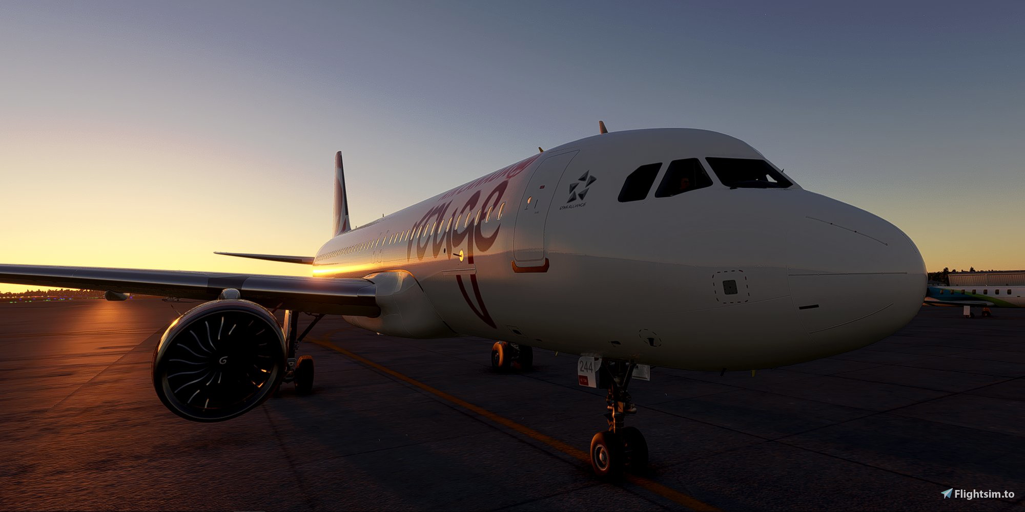 [A32NX] FlyByWire | Airbus A320neo Air Canada rouge C-GFCI in 8k - Image 1