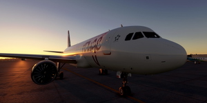 [A32NX] FlyByWire | Airbus A320neo Air Canada rouge C-GFCI in 8k thumbnail 1