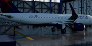 [A32NX] FlyByWire | Airbus A320neo DELTA AIRLINES N370DT with mask in 8k thumbnail 2
