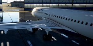 [A32NX] FlyByWire | Airbus A320neo DELTA AIRLINES N370DT with mask in 8k thumbnail 4