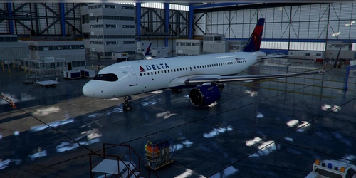 [A32NX] FlyByWire | Airbus A320neo DELTA AIRLINES N370DT with mask in 8k