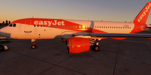[A32NX] FlyByWire | Airbus A320neo Easy Jet G-UZLA dirty version in 8k