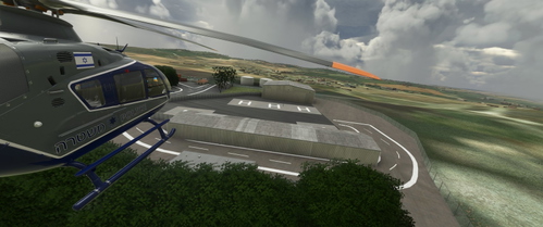 GamerDEAL Israeli police helicopter station LLP10 - Israeli Scenery