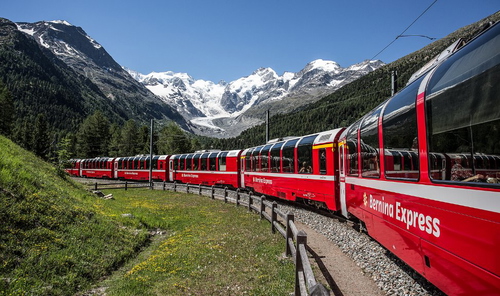 Glacier + Bernina Express (Flight Plans)