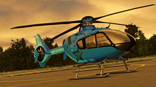 H135 livery BlueStar Airlines