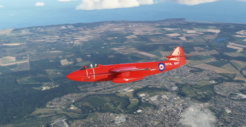 Hawker Seahawk Royal Navy 738 Sqn Red Devil
