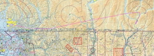 The Most Notorious Approach in Canada IFR GPS Flightplan Route Vancouver to Castlegar