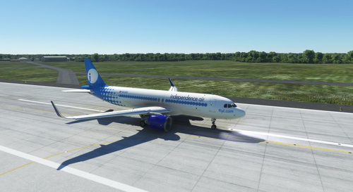 Independence Air livery for FBW A32NX