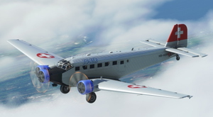 JU-AIR Swiss Air HB-H0P | Microsoft Junkers JU-52 [8K] thumbnail 1