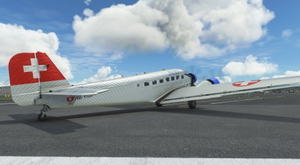JU-AIR Swiss Air HB-H0P | Microsoft Junkers JU-52 [8K] thumbnail 3