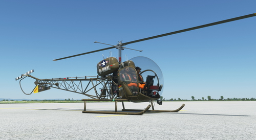 Bell 47 D-HWAL Livery